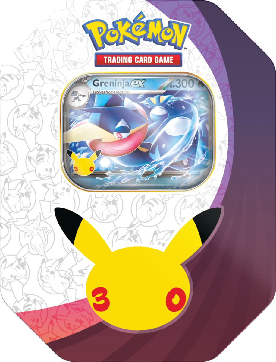 Pokemon 30th Celebration ex Tin - EN (Greninja) Pokemon 30th Celebration ex Tin - EN (Greninja)