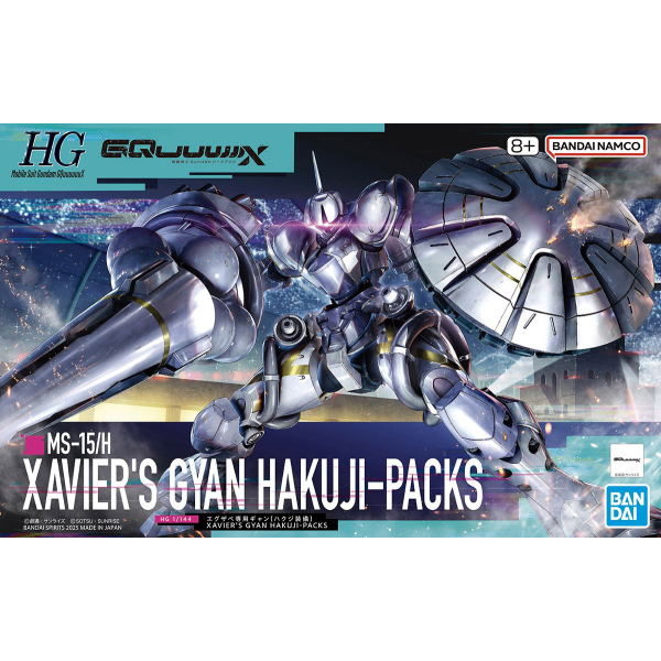 HG 1/144 GUNDAM Xavier's Gyan Hakuji-Packs