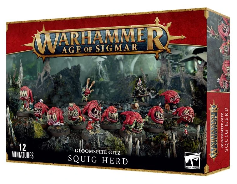 Warhammer Age of Sigmar - Gloomspite Gitz: Squig Herd Warhammer Age of Sigmar - Gloomspite Gitz: Squig Herd