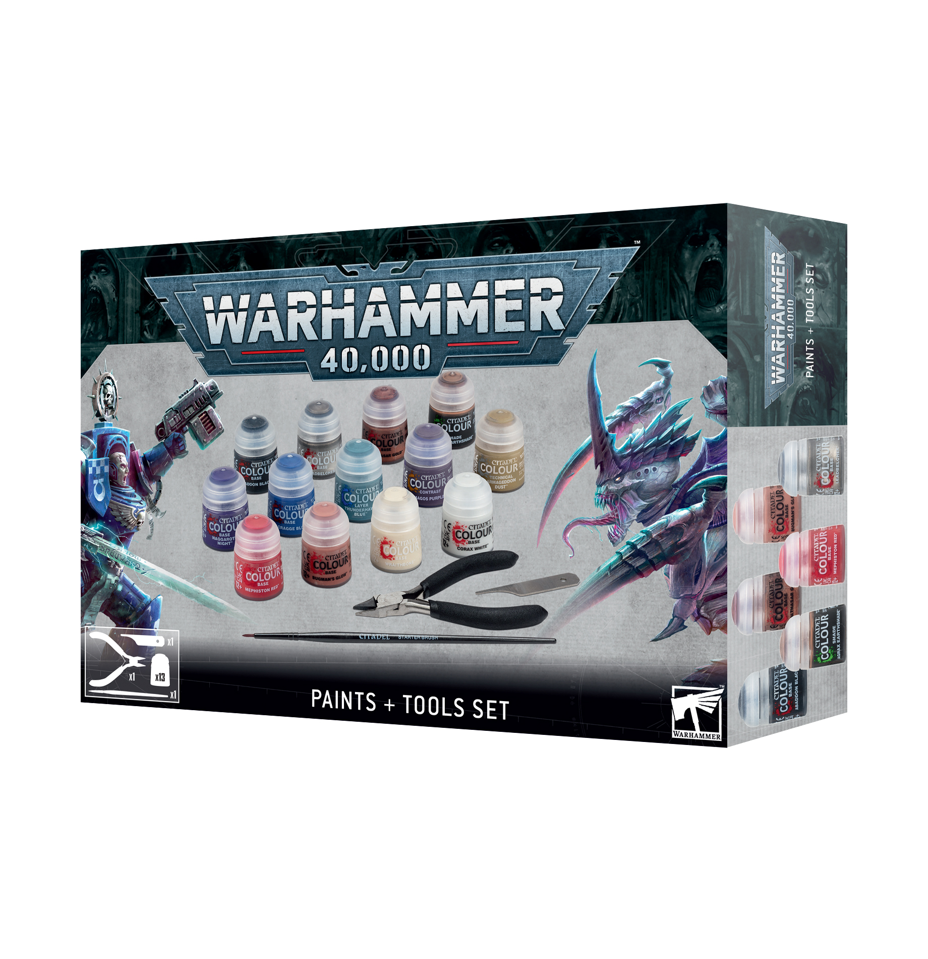 Warhammer 40K Paints + Tools (ENG/SPA/PORT/LATV/ROM)