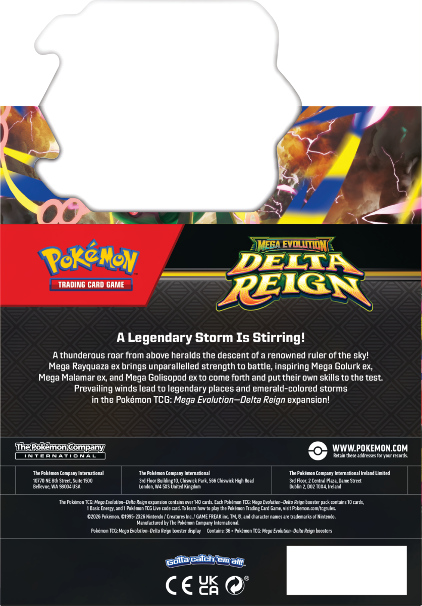 Pokemon Delta Reign Booster Box (36 Boosters) - EN Pokemon Delta Reign Booster Box (36 Boosters) - EN - Image 2