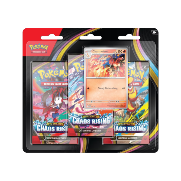 Pokemon Chaos Rising 3-Booster Blister (Charmeleon) - EN