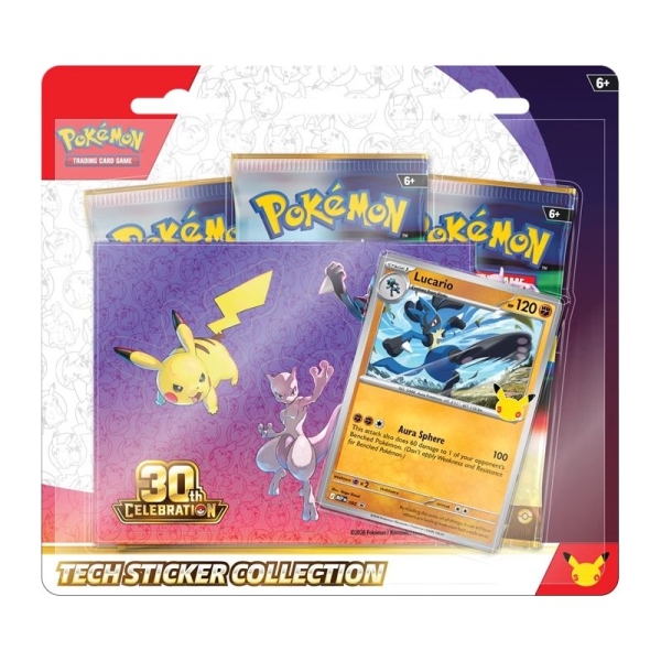Pokemon 30th Celebration Sticker Collection - EN (random promo)