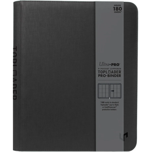 UP - 9-Pocket Zippered Toploader Premium PRO-Binder