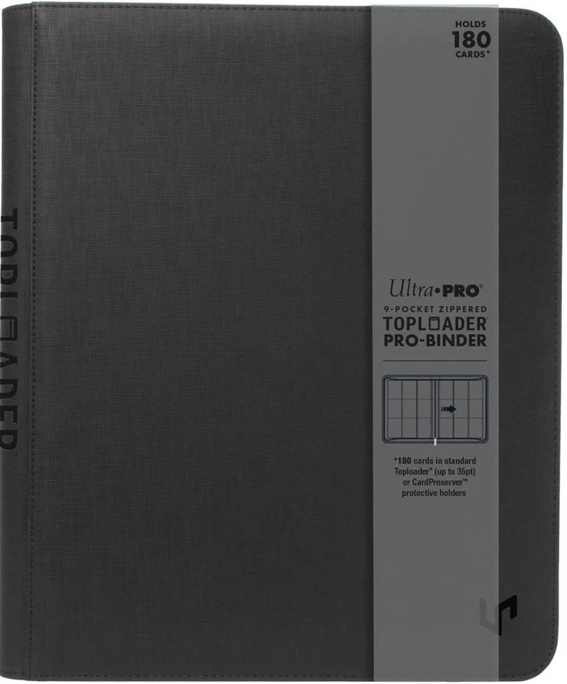 UP - 9-Pocket Zippered Toploader Premium PRO-Binder UP - 9-Pocket Zippered Toploader Premium PRO-Binder